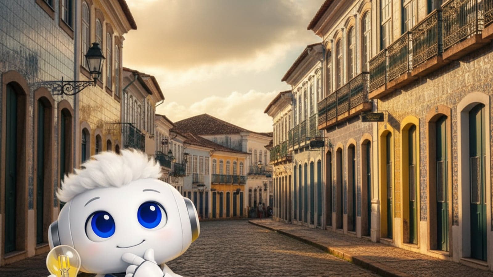 Centro Histórico de São Luís com o EDI, IA do Luz no Bolso — desconto na conta de luz em Maranhão